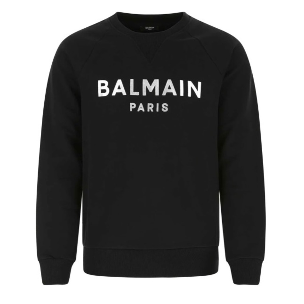 Balmain Logo Printed Crewneck Sweatshirt